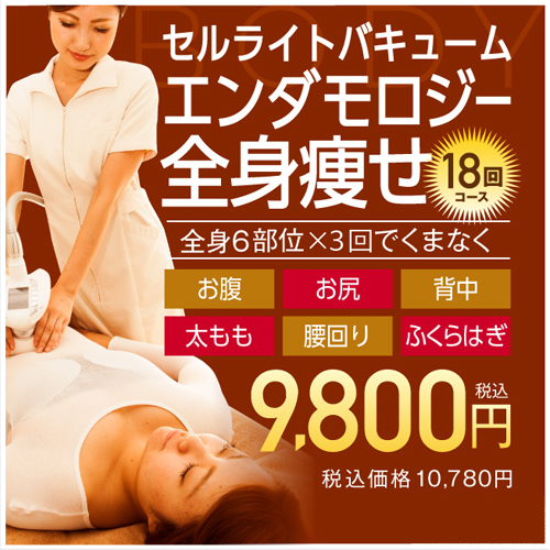 エンダモロジー全身痩せ18回コース